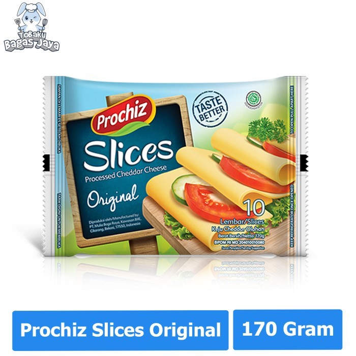 

Keju Prochiz Slice 10 Original 170 Gram