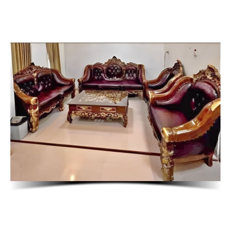 SOFA MEWAH UKIRAN JEPARA KAYU JATI