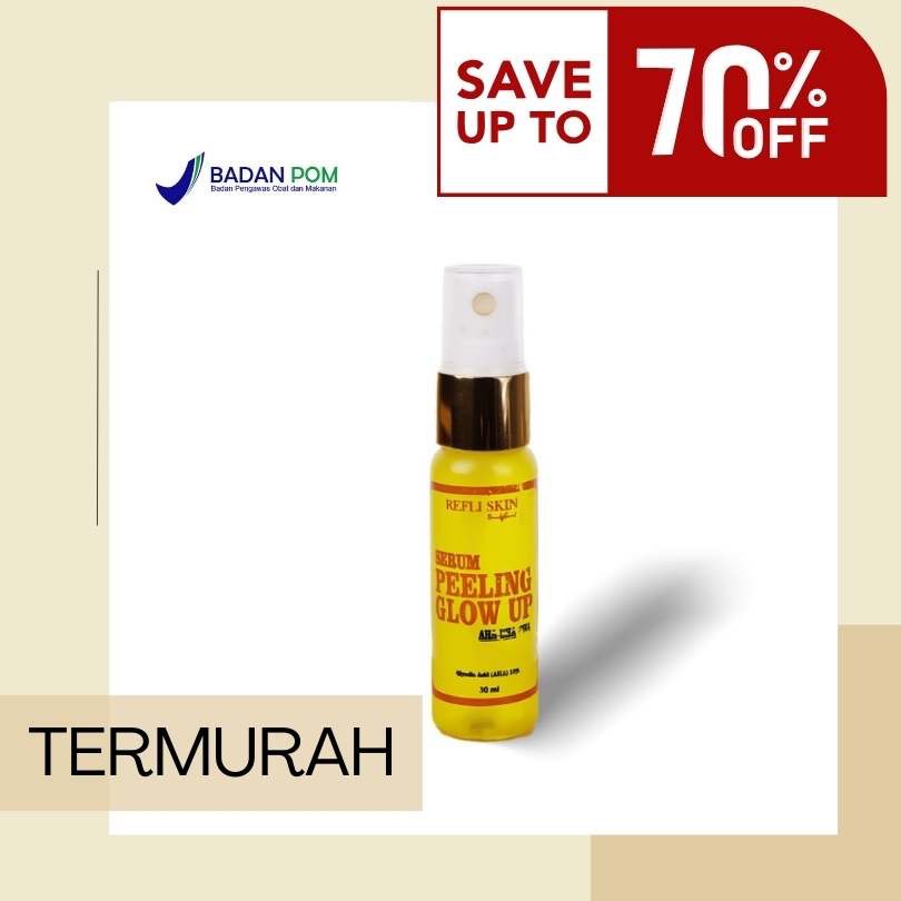 Promo Diskon Refliskin Serum Peeling Glow Up BPOM Skincare