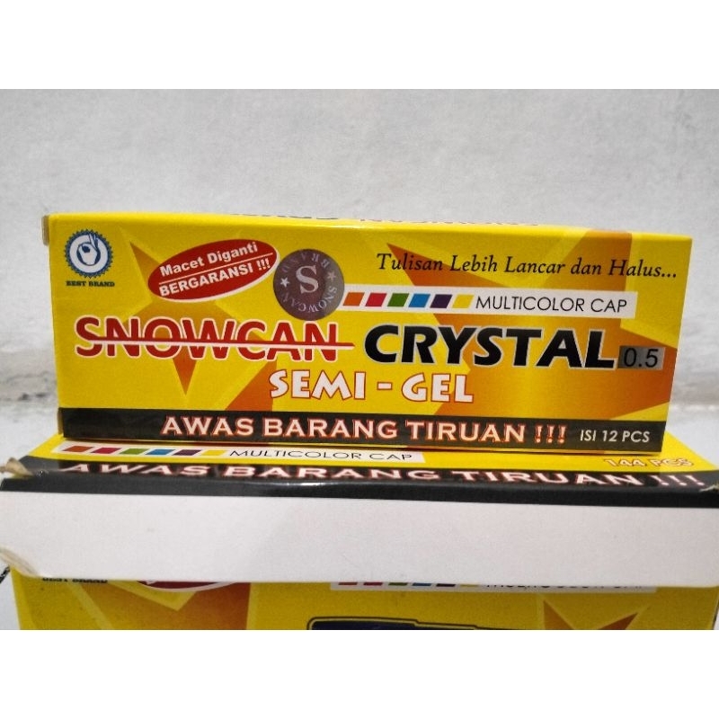 

Pulpen Snowcan crystal