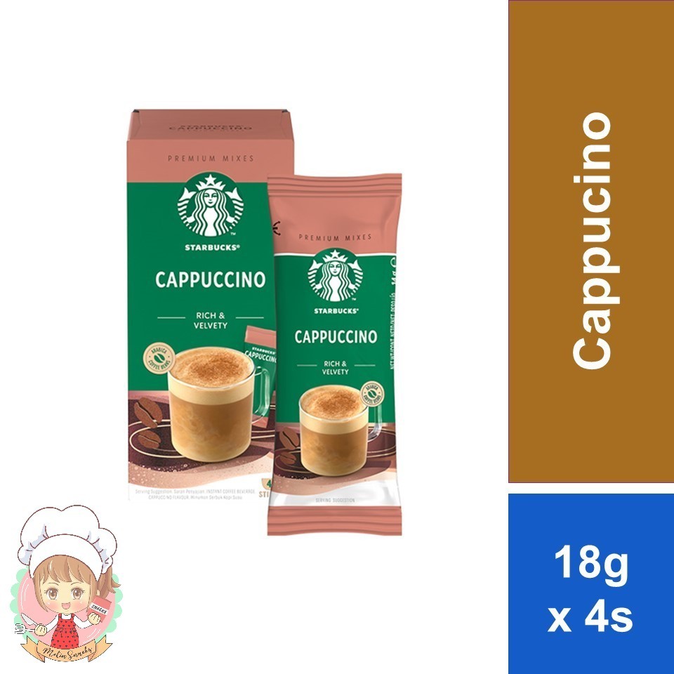 

Starbucks Caffè capucino kopi Premium Coffee Mix 22g x 4s