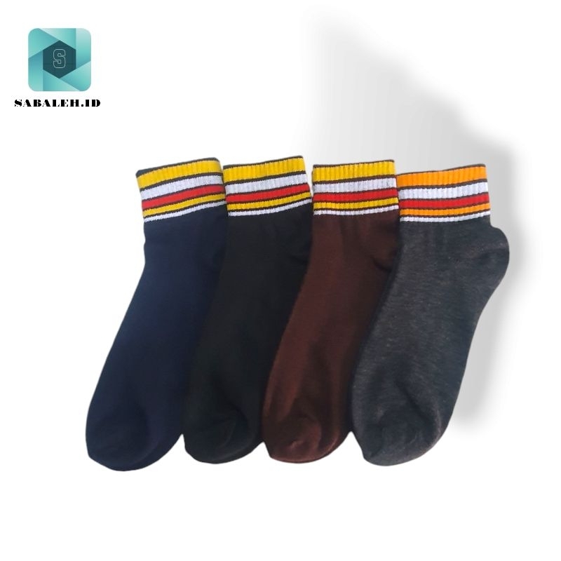 kaos kaki pendek pria dan wanita / kaos kaki pendek motif