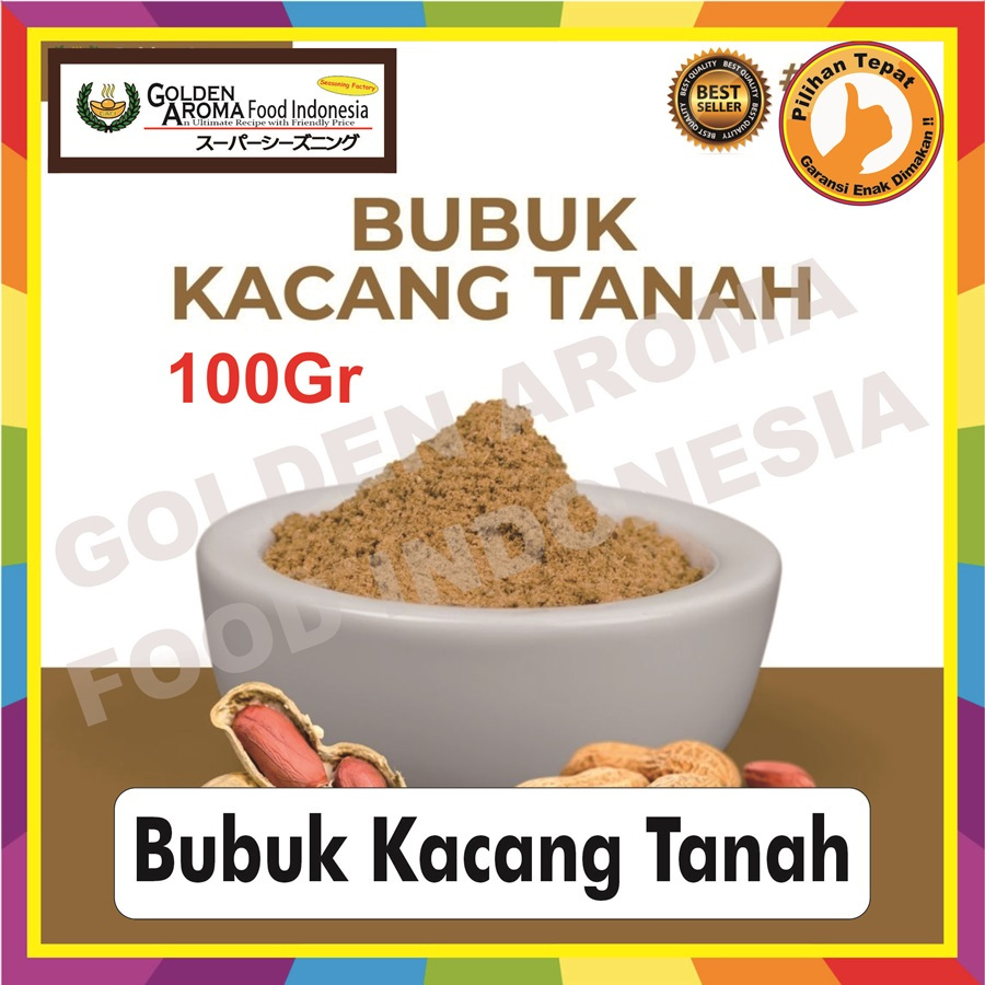 

Bubuk Kacang Tanah Sangrai Giling Halus Kering 100 Gr 1Kg Asli Tanpa Campuran Peanut Powder Murah