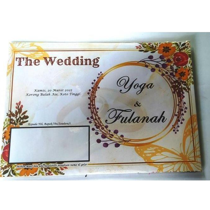 undangan pernikahan FZ.A101