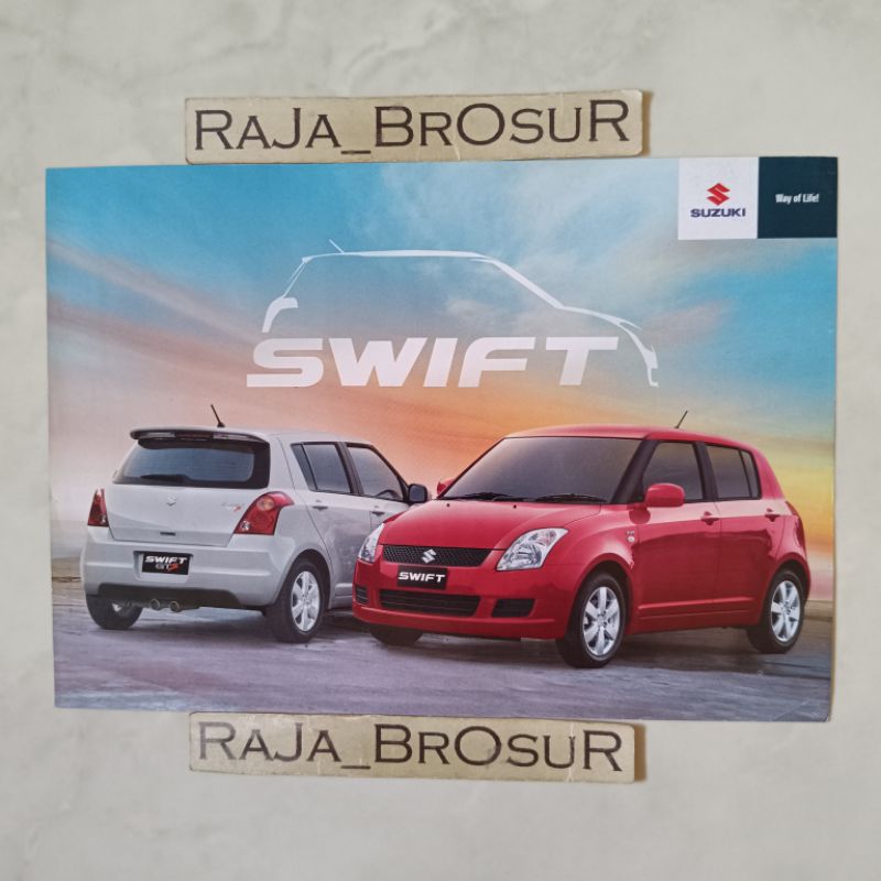 Poster brosur katalog flyer Suzuki Swift ST/Swift GTS 2009