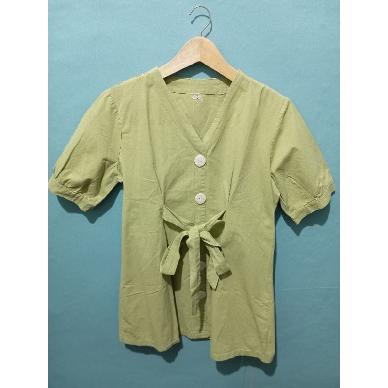 Blouse/Tunik Lengan Pendek Balon