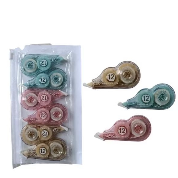 

Correction tape set warna / Tipx kertas / correction tape kecil / penghapus pen