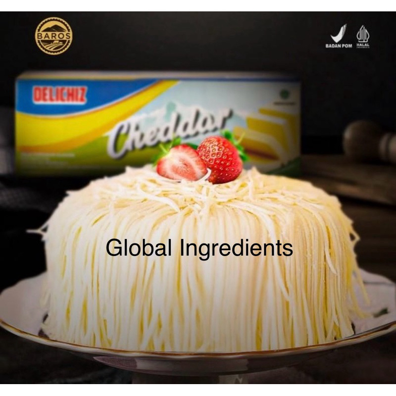 

IO Keju Cheddar Delichiz Bukit Baros Ori 2 Kg Rasa Mantap