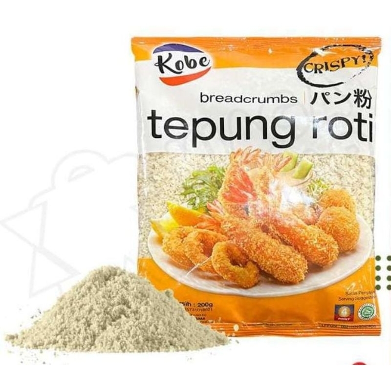 

Kobe Tepung Roti 200 gram tepung panir putih