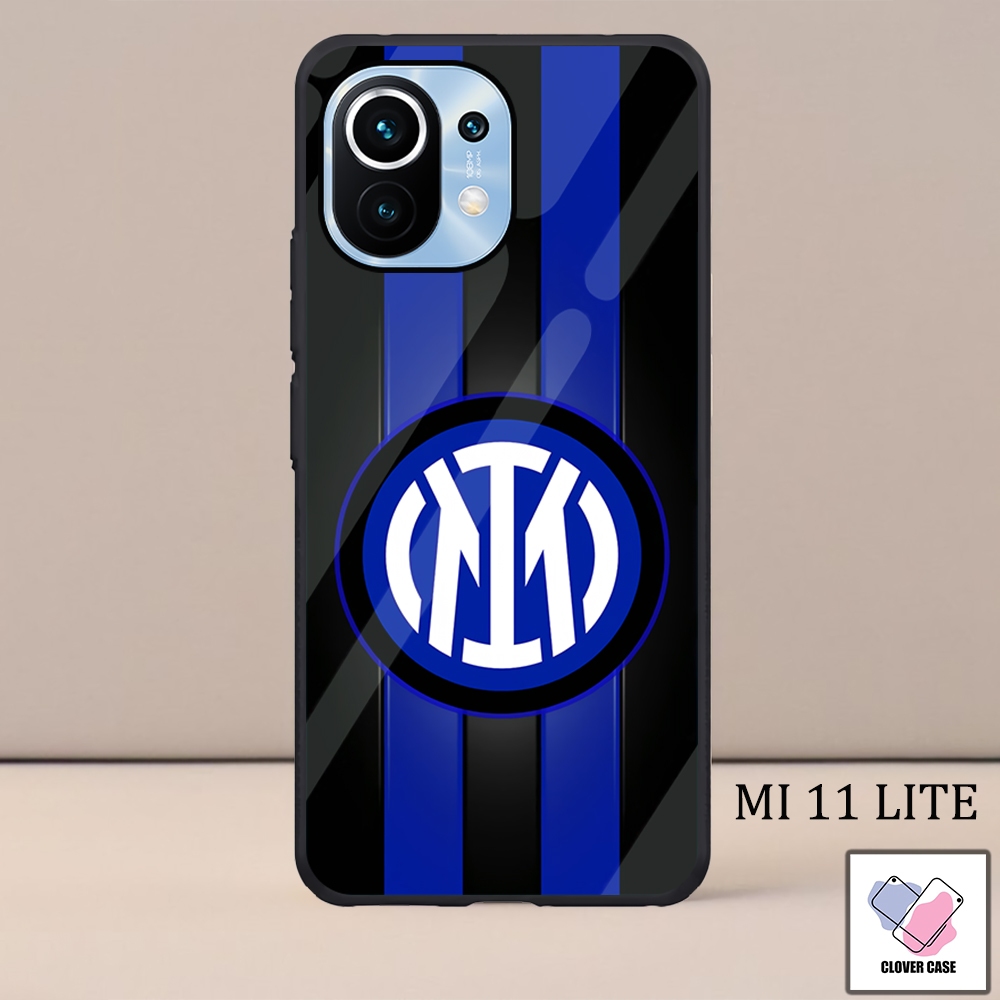 [BL22]  Case Glossy Case | MI 11 LITE | CASE KEKINIAN LUCU |  Casing Hp Kilau Motif INTER MILAN