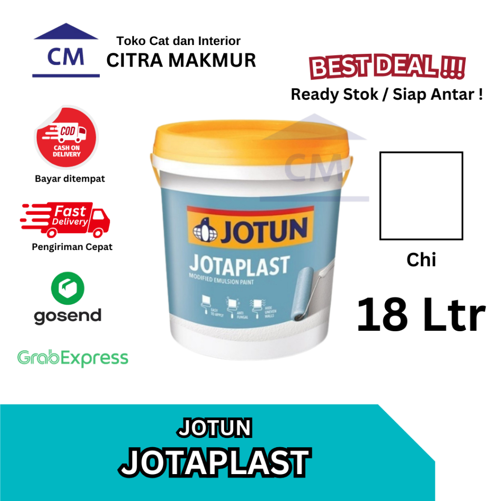 Jotun JOTAPLAST Putih CHI (7236) - 18 Ltr