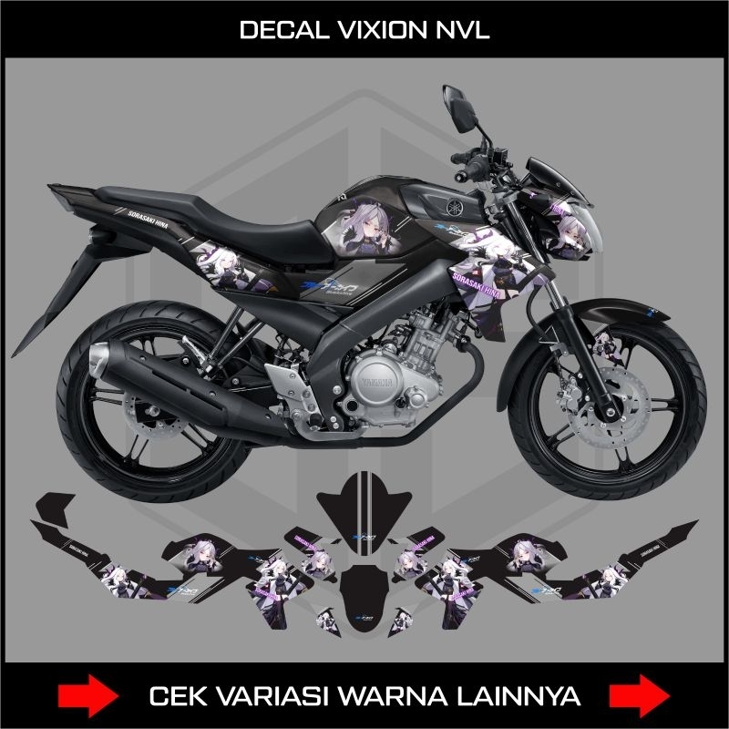 Sticker Decal Full Body Vixion Lighting Vixion New Motif Anime