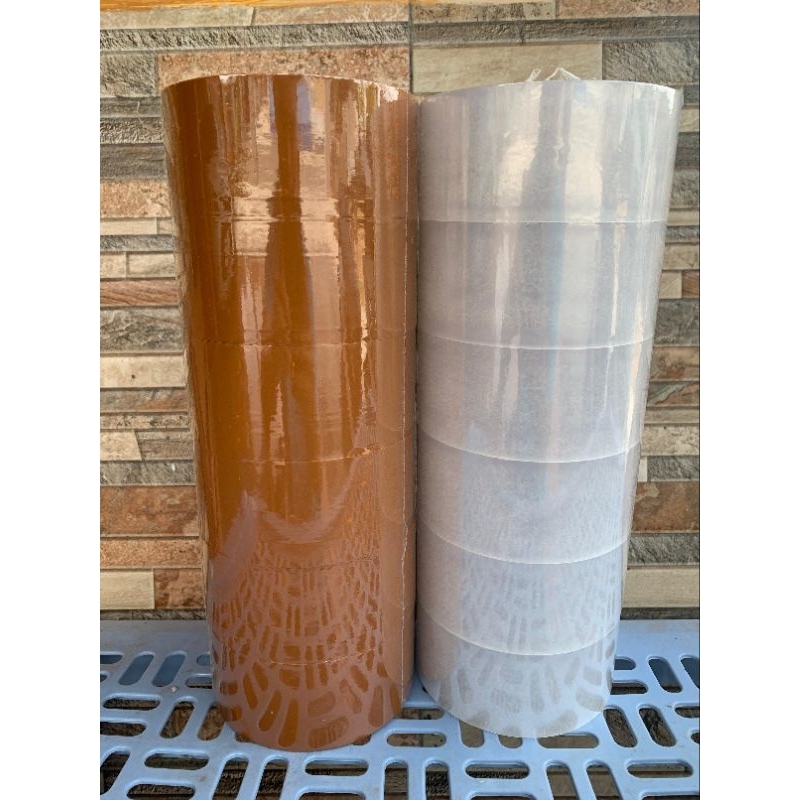 

Isolasi / Lakban Bening / Coklat Harmony 45 mm × 100 yard 1 Slop (6 pcs)