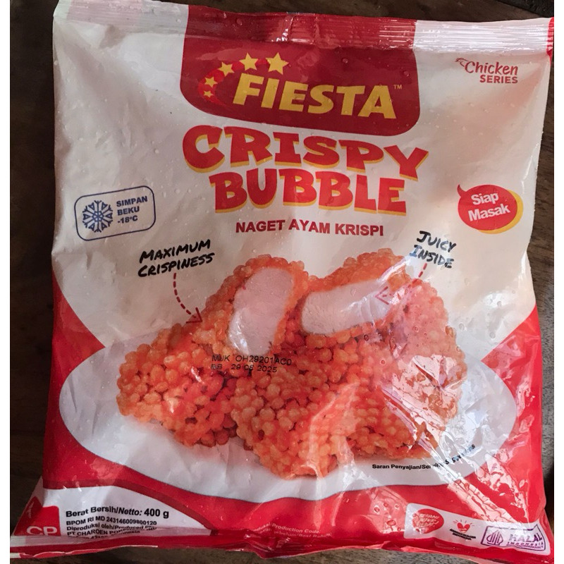 

FIESTA Naget Ayam Krispi 400g Crispy Bubble