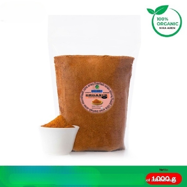 

Gula Aren Asli Semut Bubuk Organik Palm Sugar 1000Gram