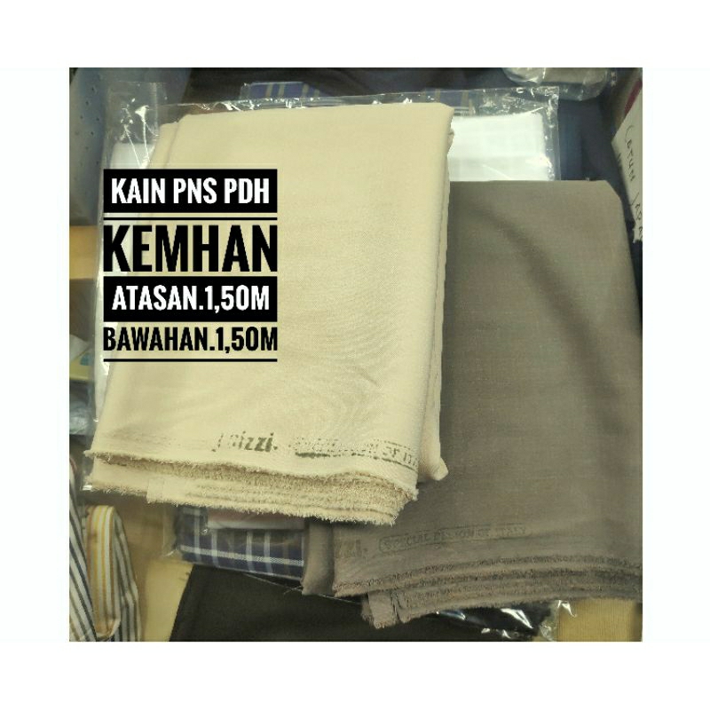 Kain Setelan PDH KemHan 3 Mtr 2,50 Mtr merk Luizi