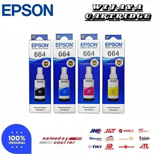 Tinta Epson 664 T664l120l110 Original 1set.