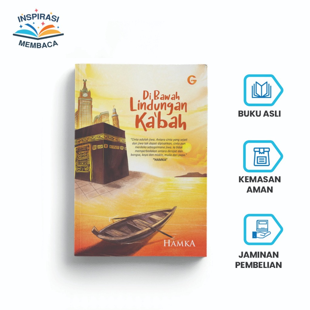 Buku Novel Hamka Fiksi Religi Islami Tentang Cinta Terhalang Perbedaan – Di Bawah Lindungan Kabah