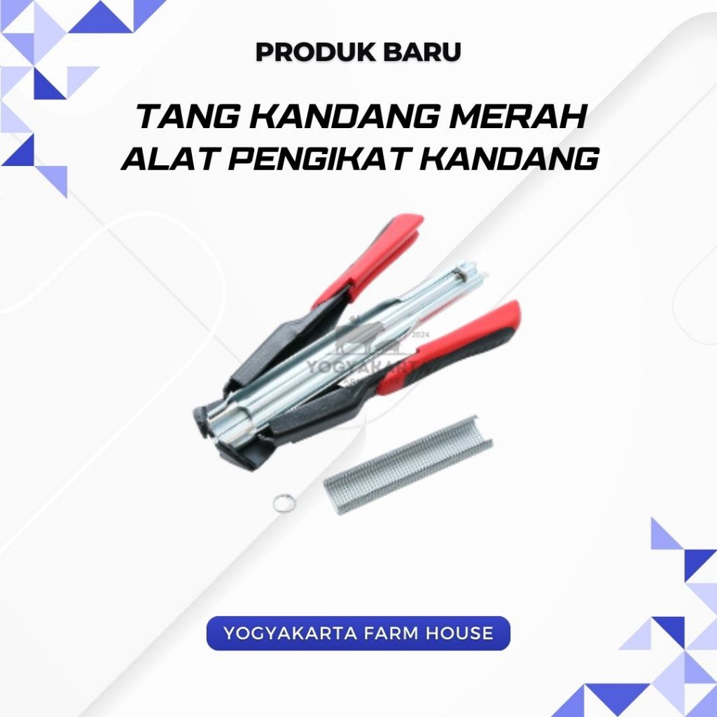 Stapless Pengikat Kandang M-Ring Paku Tipe C / Tang Hog Ring SP / Tang Kandang Stapless
