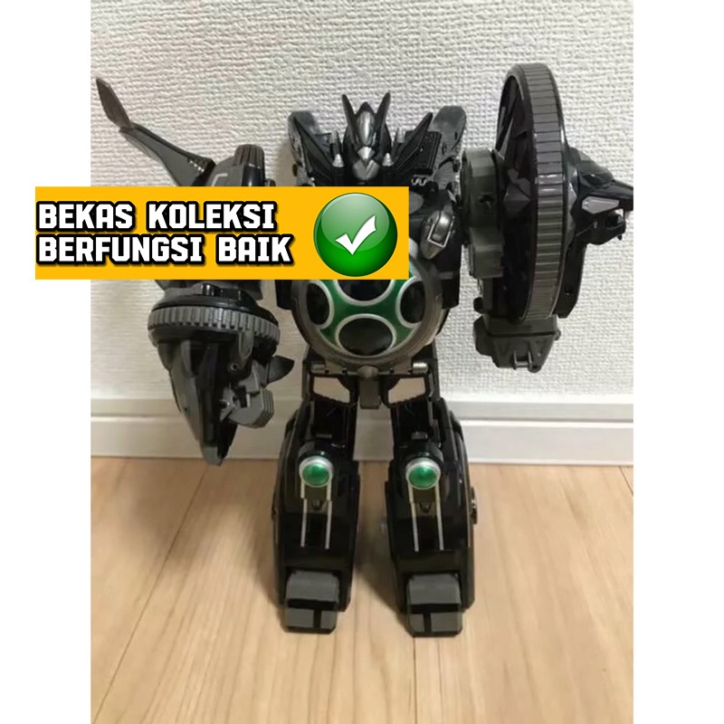 Dx Power Rangers Ninja Storm Ninpuu Sentai Hurricanger Black Megazord