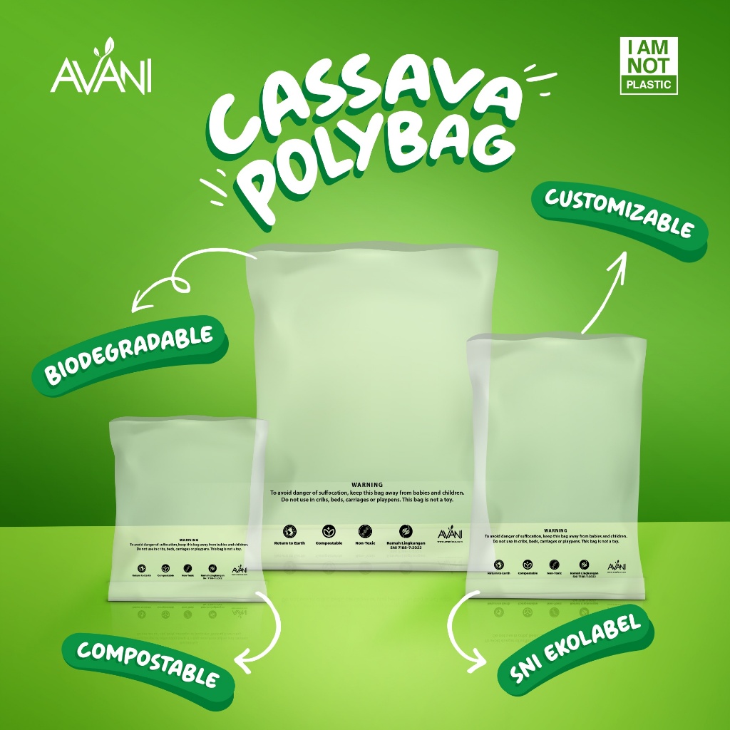 

Polybag Kantong Singkong Ramah Lingkungan - Eco Friendly Cassava Bag - Avani