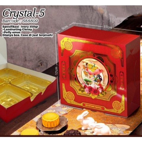 

Box Mooncake Dus Mid Autumn Crystal 5 (17x17x5)