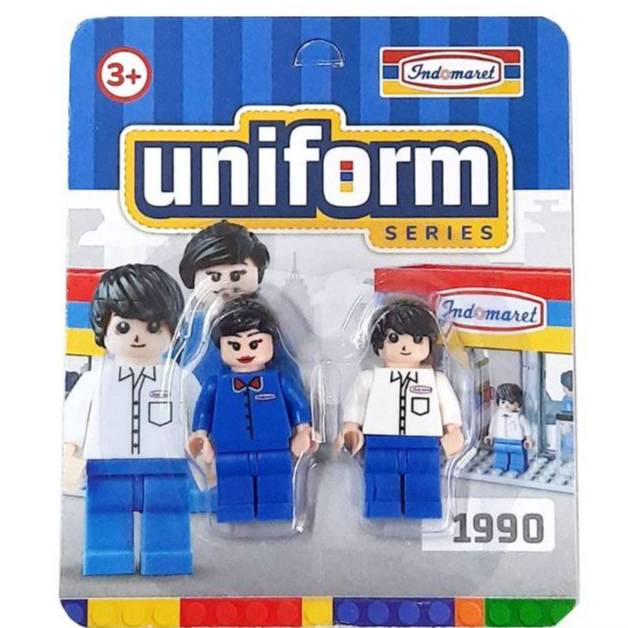 Mainan Wiki Indomaret Uniform Brick Series Assortment