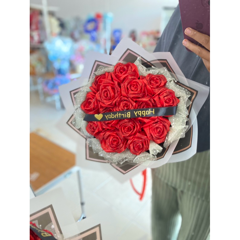 

tulisan sablon bunga pita