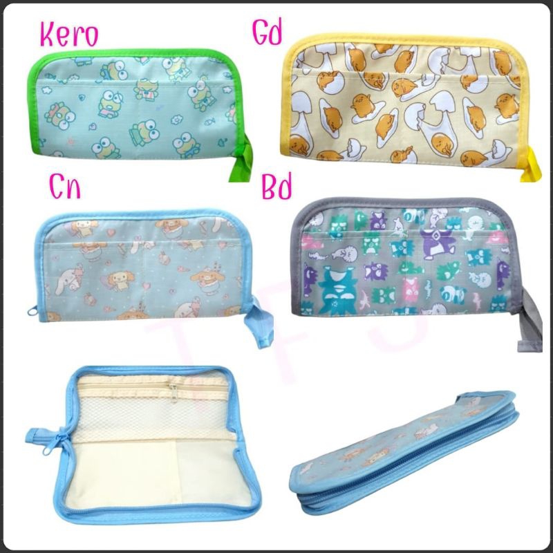 

Pouch serbaguna resleting untuk pensil ,bank book, nota nota uk19x10