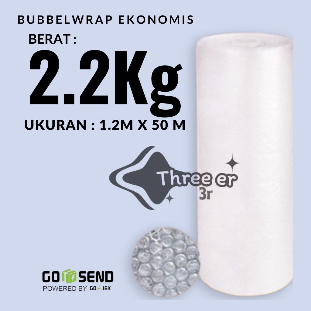 

Bubbelwrap Bening 2.2Kg Super Tebal Awet Termurah Surabaya Barat Plastik Packing Jawa Timur