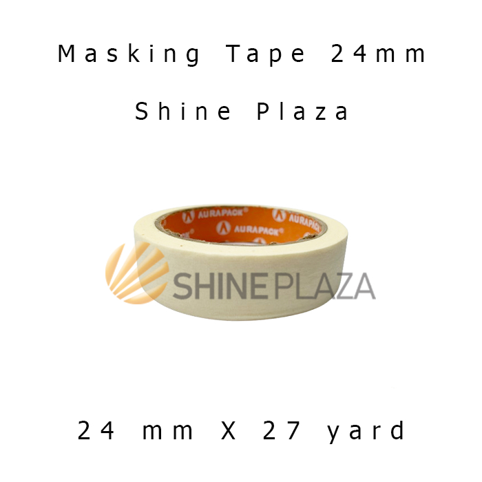 

Lakban Isolasi Kertas 1 Inch 24mm x 27 Yard - Masking Tape Tebal Murah Lengket 24 mm