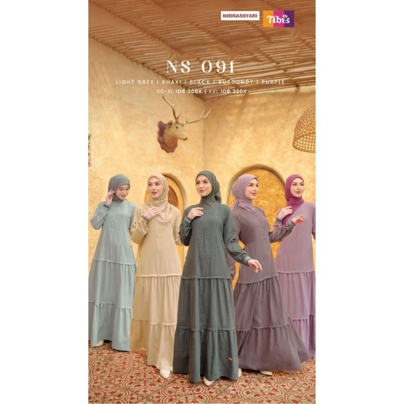 NIBRAS GAMIS NS 091 TERBARU