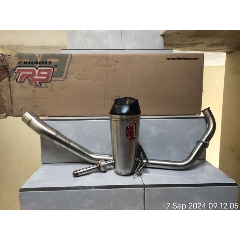 Knalpot R9 Alpha Series & R9 GP Series PNP R15 V3,R15 V4, XSR 155, MT15