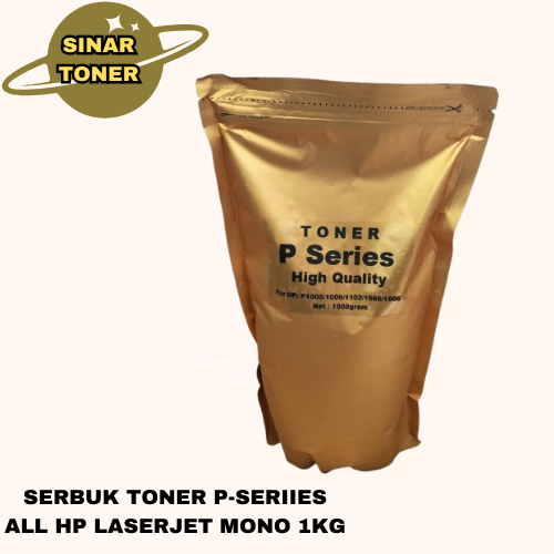 Serbuk Toner P-Series Gold HP Laserjet All 35A 36A 85A 78A 79A 11A 12A 13A 14A 15A 16A 17A 26A 30A 4