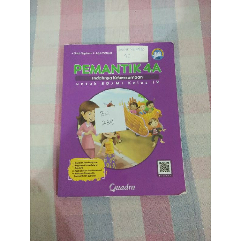 

PEMANTIK 4A INDAHNYA KEBERSAMAAN UNTUK SD/MI KELAS 4(BU239)