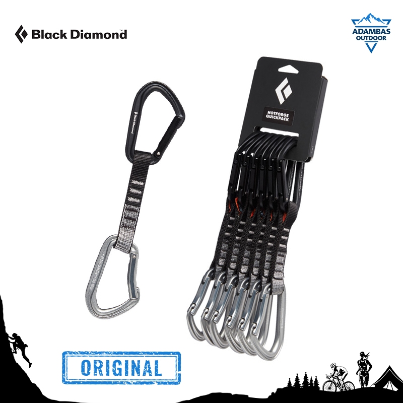 Black Diamond Hotforge Quickdraw 12cm Light Gray - Carabiner