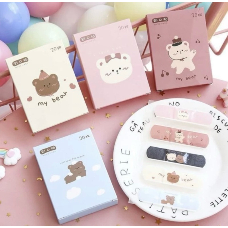 Plester Luka Hansaplast Karakter Kartun Lucu Anak & Dewasa 1 Box isi 20