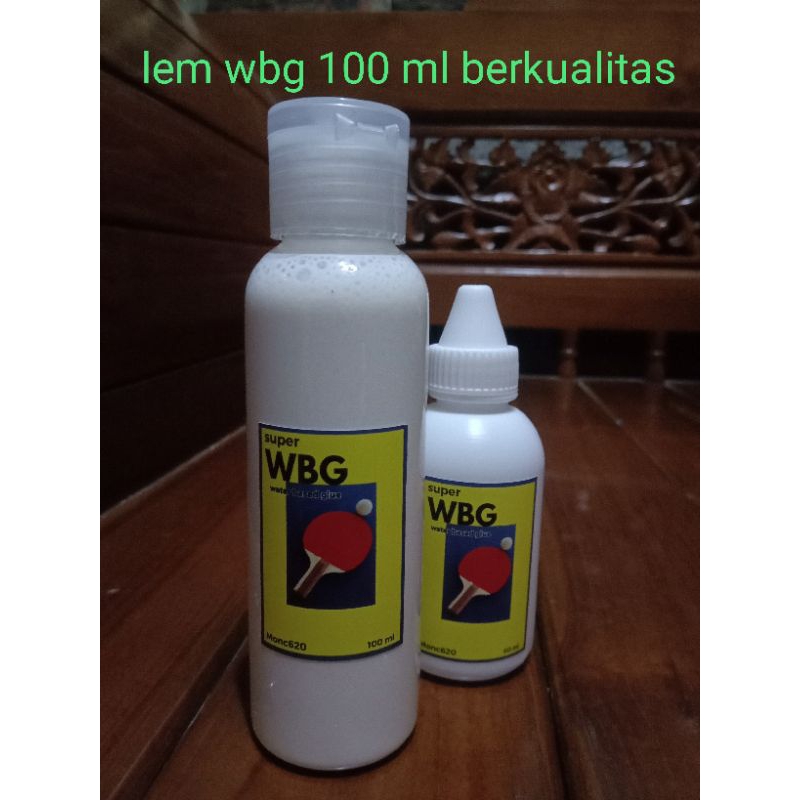 Lem wbg karet bed pingpong100 ML kwalitas terbaik