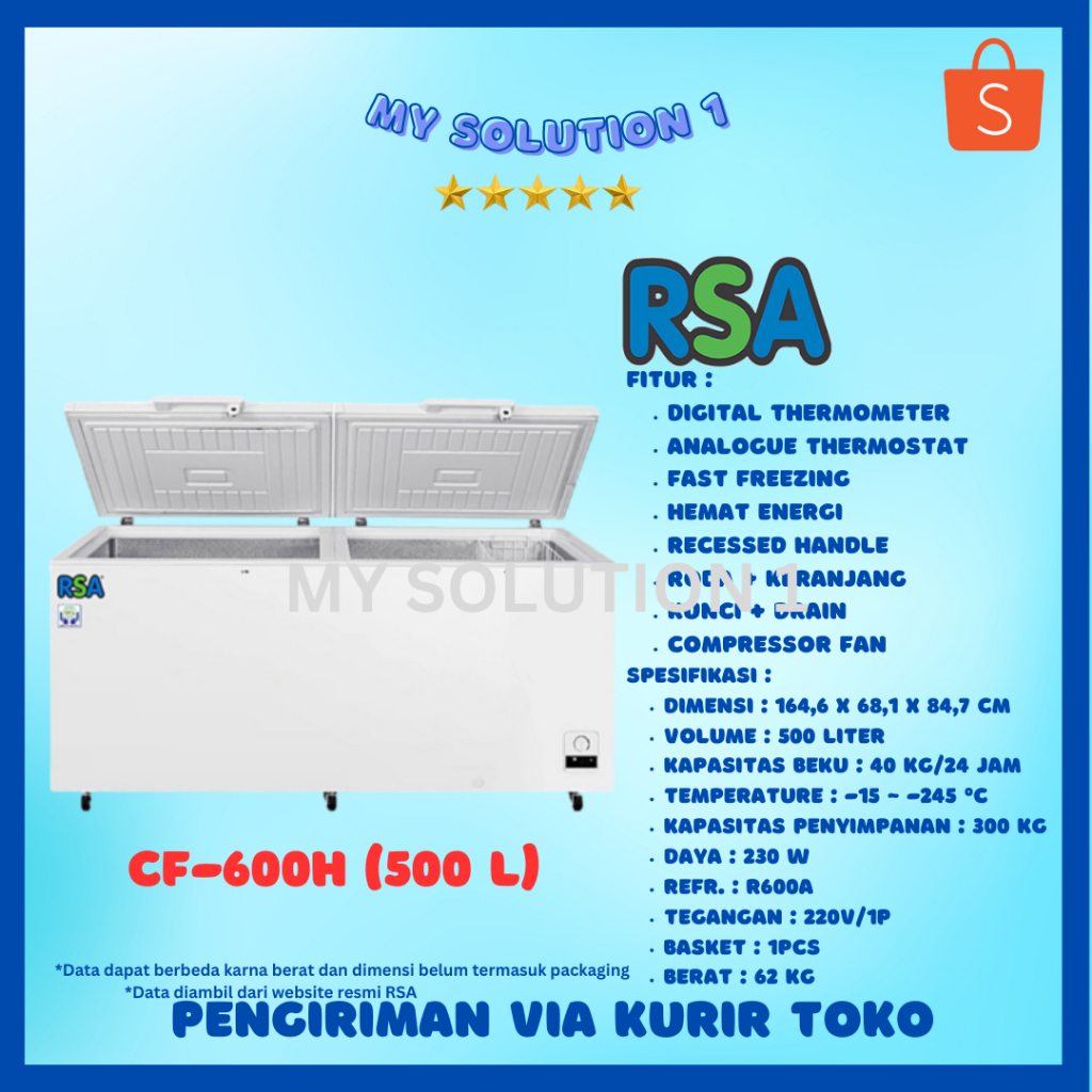 RSA Chest Freezer CF-600H/CF600H