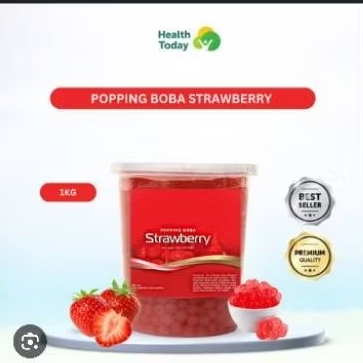 

health today boba lychee manggo strawberry 1 kg