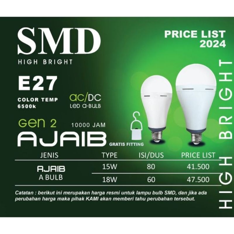 lampu smd ajaib gen 2