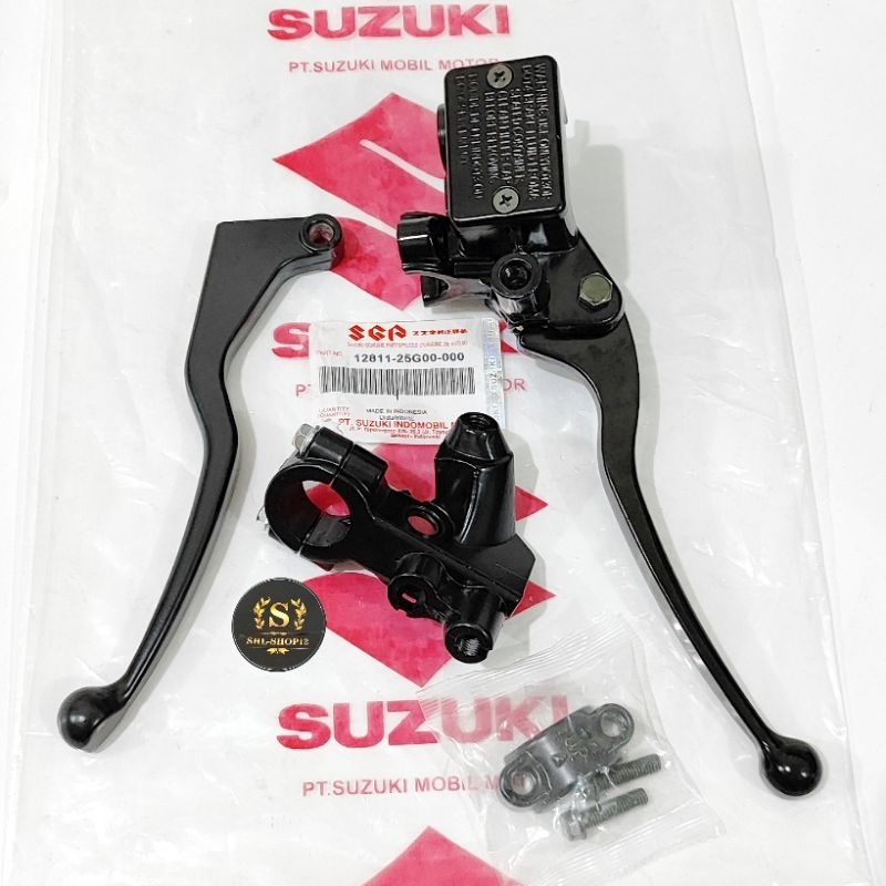 SET KOMPLIT MASTER REM ATAS+HENDEL+DUDUKAN DRAT 12 SUZUKI SATRIA FU SHOGUN SMASH MASTER REM SATRIA