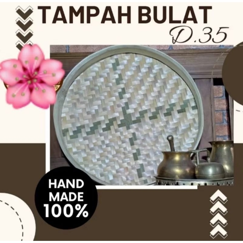 tampah bambu/tempeh bambu/tampah tumpeng/tampah sedang Brkh