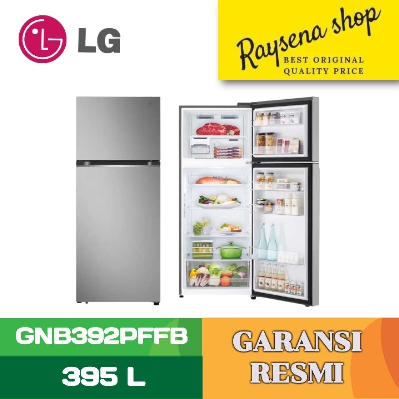 LG KULKAS 2 PINTU BESAR BIG 2 DOOR  GNB392PFFB