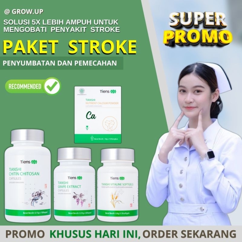 OBAT STROKE CHINA - Tiens Obat Herbal Stroke Penyumbatan Pembuluh Darah Herbal China Untuk Stroke Or