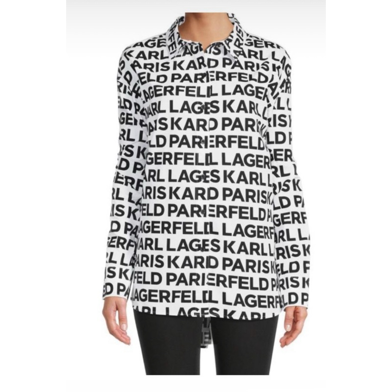 Kemeja Karl Lagerfeld Paris Women White