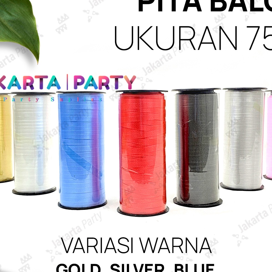 

READY STCOK Pita Ribbon Untuk Balon Pita Balon Warna