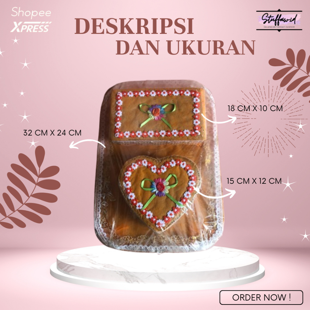 (READY STOCK) KOTAK UANG DAN PERHIASAN MAHAR SESERAHAN MURAH ORANGE | TEMPAT UANG DAN PERHIASAN BOX 