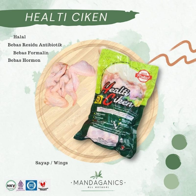 

AYAM PROBIOTIK HEALTI CIKEN SAYAP AYAM | PAHA BAWAH DRUMSTICK | KULIT AYAM | PROBIOTIC CHICKEN 1KG