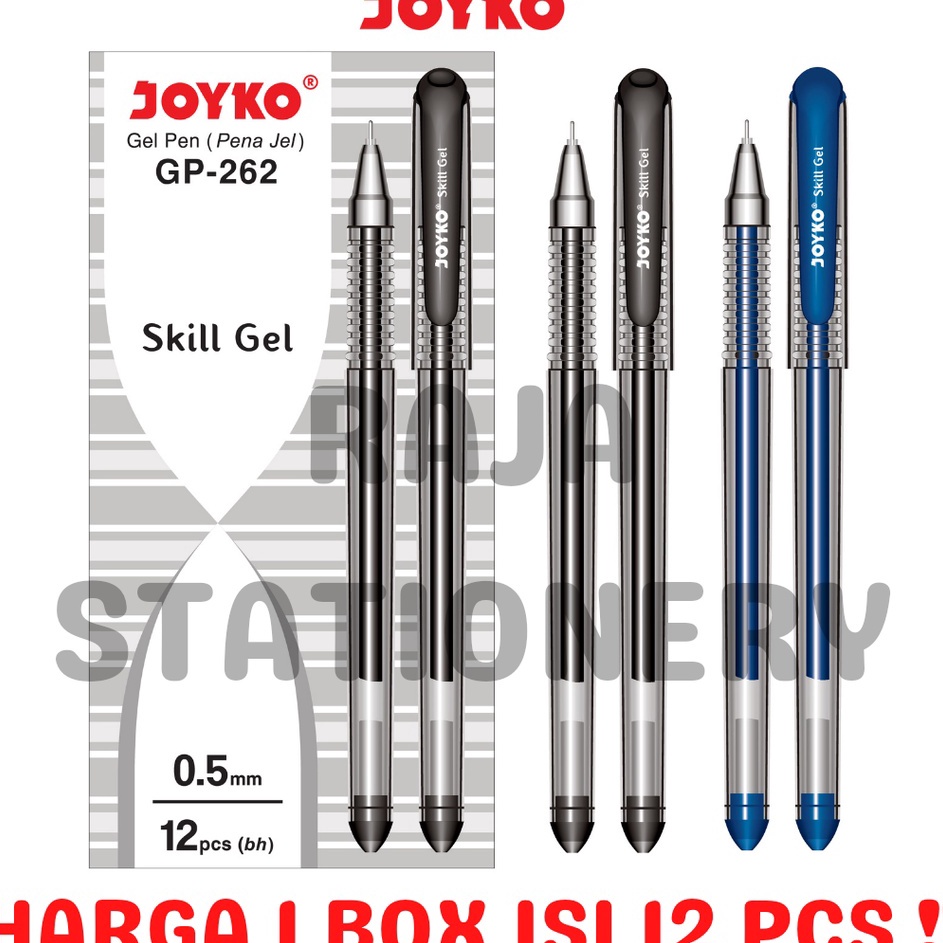 

BERKAH GEL PEN SKILL GEL 5 PENA PEN PULPEN JEL GP262 12PCS